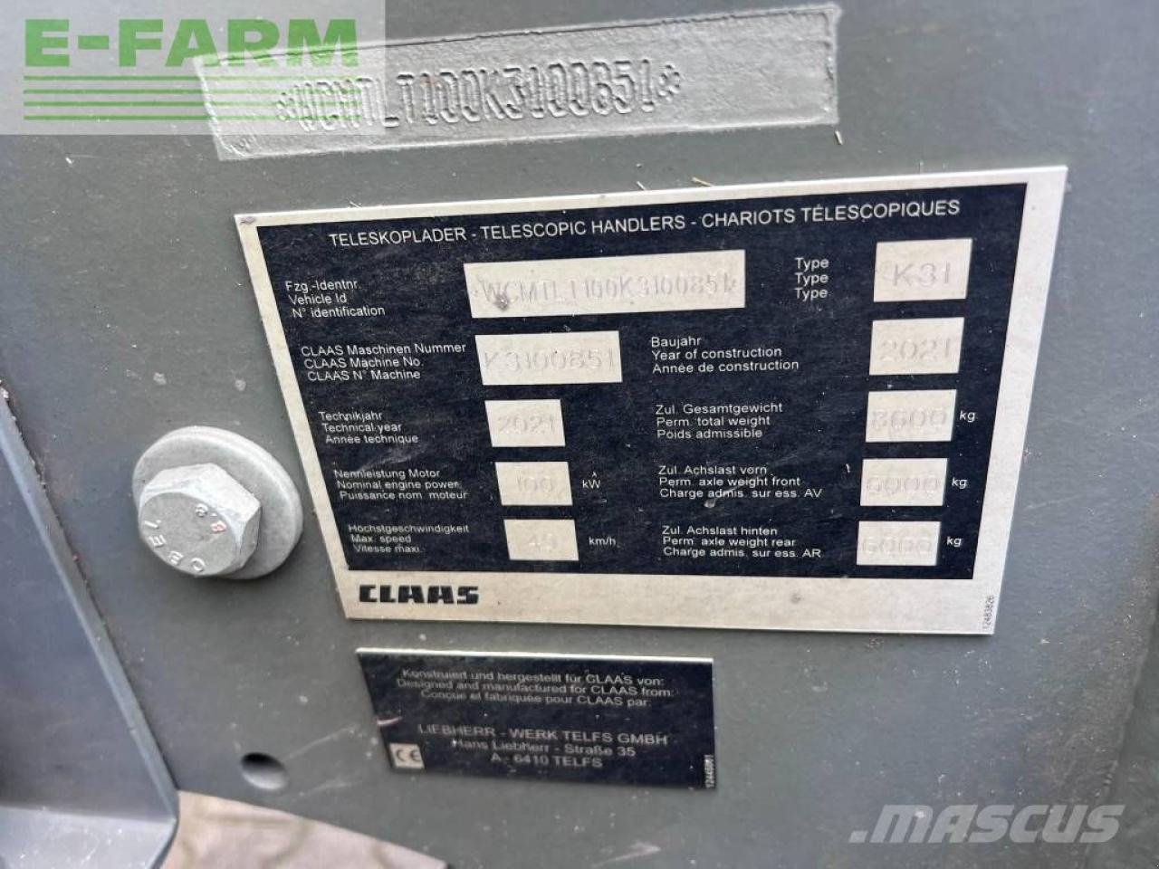 Teleskoplader типа CLAAS scorpion 732, Gebrauchtmaschine в ag BROEKLAND (Фотография 9)