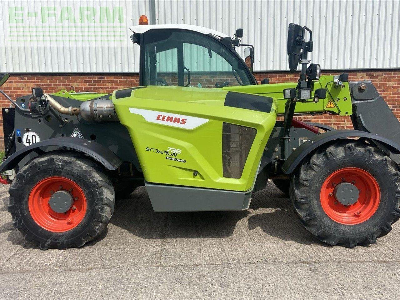 Teleskoplader tip CLAAS SCORPION 736 VP, Gebrauchtmaschine in WILBERFOSS, YORK (Poză 7)
