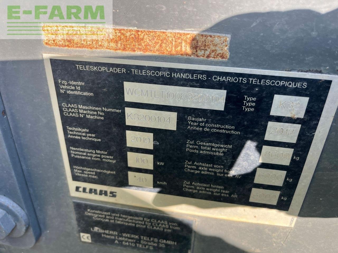 Teleskoplader des Typs CLAAS scorpion 736 vpwr (k32/400), Gebrauchtmaschine in PONTIVY (56 - MORBIHAN) (Bild 5)