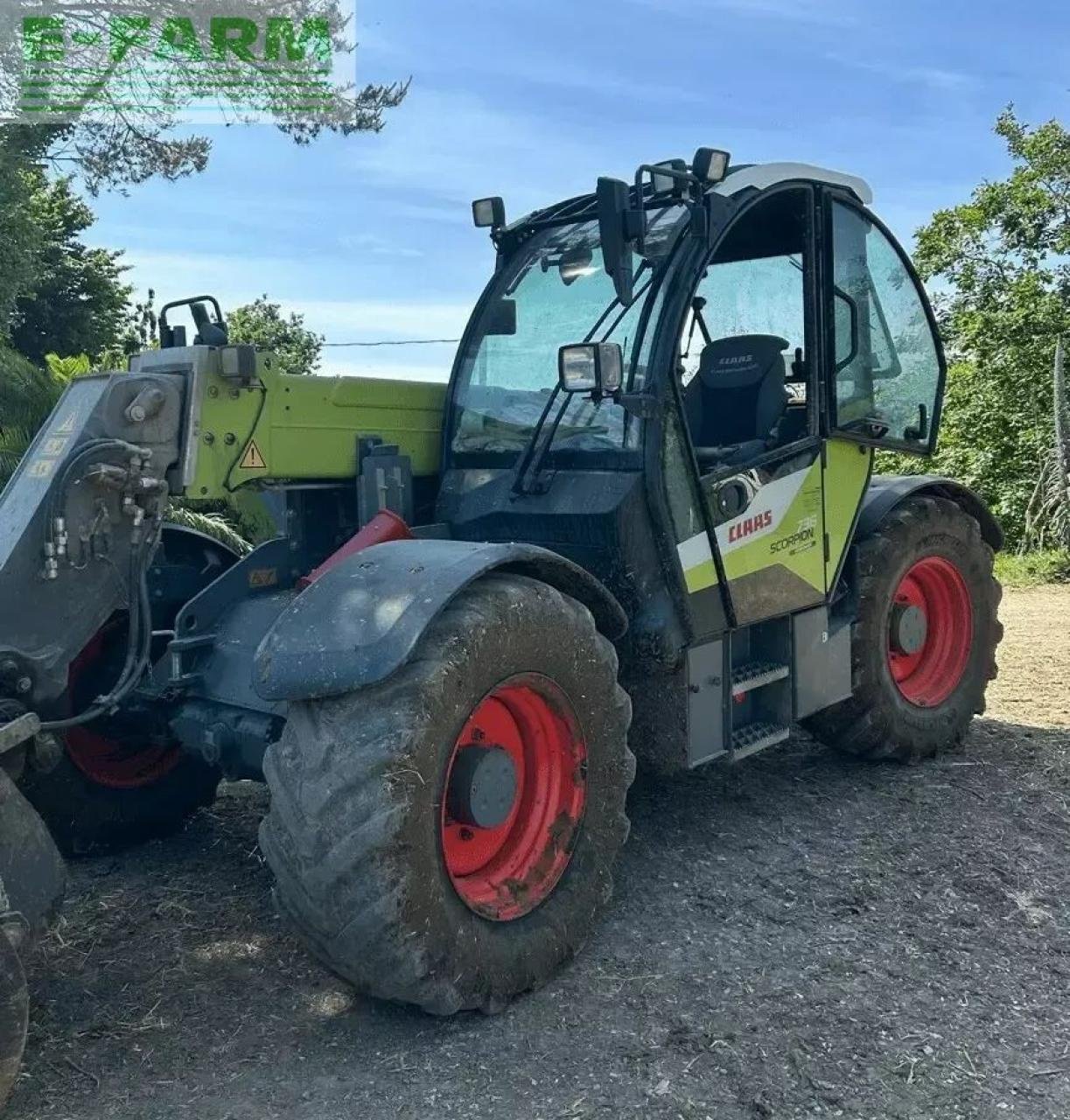 Teleskoplader tip CLAAS scorpion 736 vpwr s5 advance, Gebrauchtmaschine in PLOUIGNEAU (Poză 1)