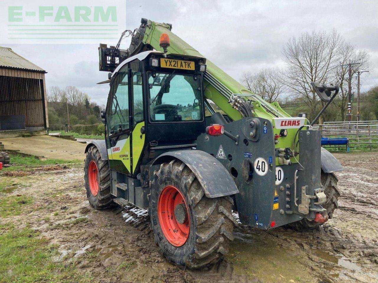 Teleskoplader of the type CLAAS SCORPION 741 VP, Gebrauchtmaschine in WILBERFOSS, YORK (Picture 4)