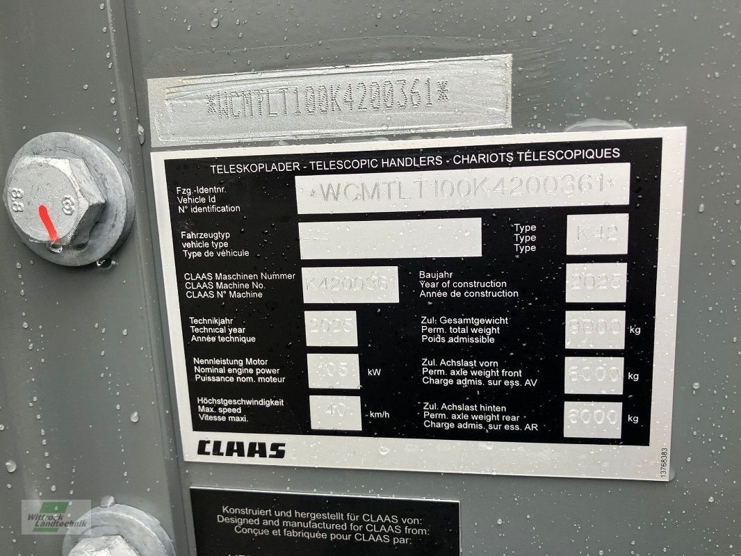 Teleskoplader du type CLAAS Scorpion 742 NE, Vorführmaschine en Rhede / Brual (Photo 4)