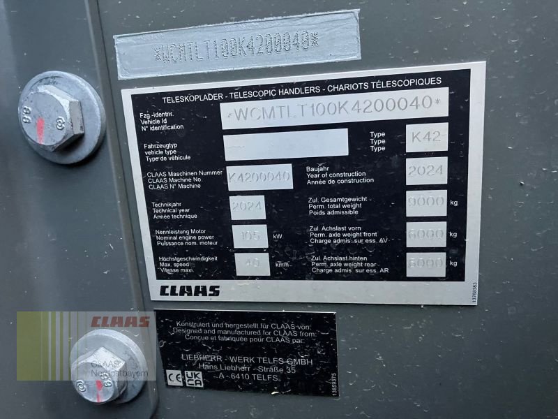 Teleskoplader tipa CLAAS SCORPION 742 VARIPOWER 3, Vorführmaschine u Hollfeld (Slika 12)