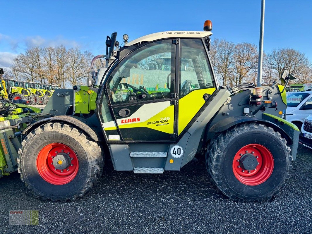 Teleskoplader typu CLAAS SCORPION 746 VARIPOWER Gen. 2, Druckluft, Klima, 40 kmh, 522 h !, Gebrauchtmaschine v Westerstede (Obrázek 1)