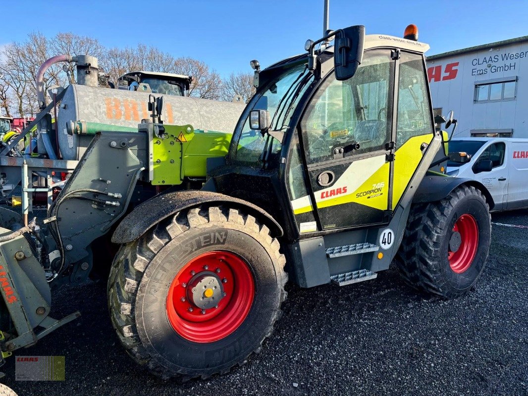 Teleskoplader typu CLAAS SCORPION 746 VARIPOWER Gen. 2, Druckluft, Klima, 40 kmh, 522 h !, Gebrauchtmaschine v Westerstede (Obrázek 2)
