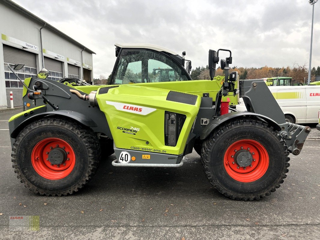 Teleskoplader des Typs CLAAS SCORPION 746 VARIPOWER Gen. 2, MAXI CARE Flex 02/2029, Klima, 40 km/h, nur 474 h !, Gebrauchtmaschine in Neerstedt (Bild 7)
