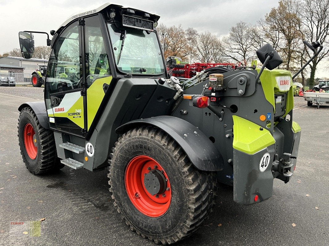 Teleskoplader des Typs CLAAS SCORPION 746 VARIPOWER Gen. 2, MAXI CARE Flex 02/2029, Klima, 40 km/h, nur 474 h !, Gebrauchtmaschine in Neerstedt (Bild 9)