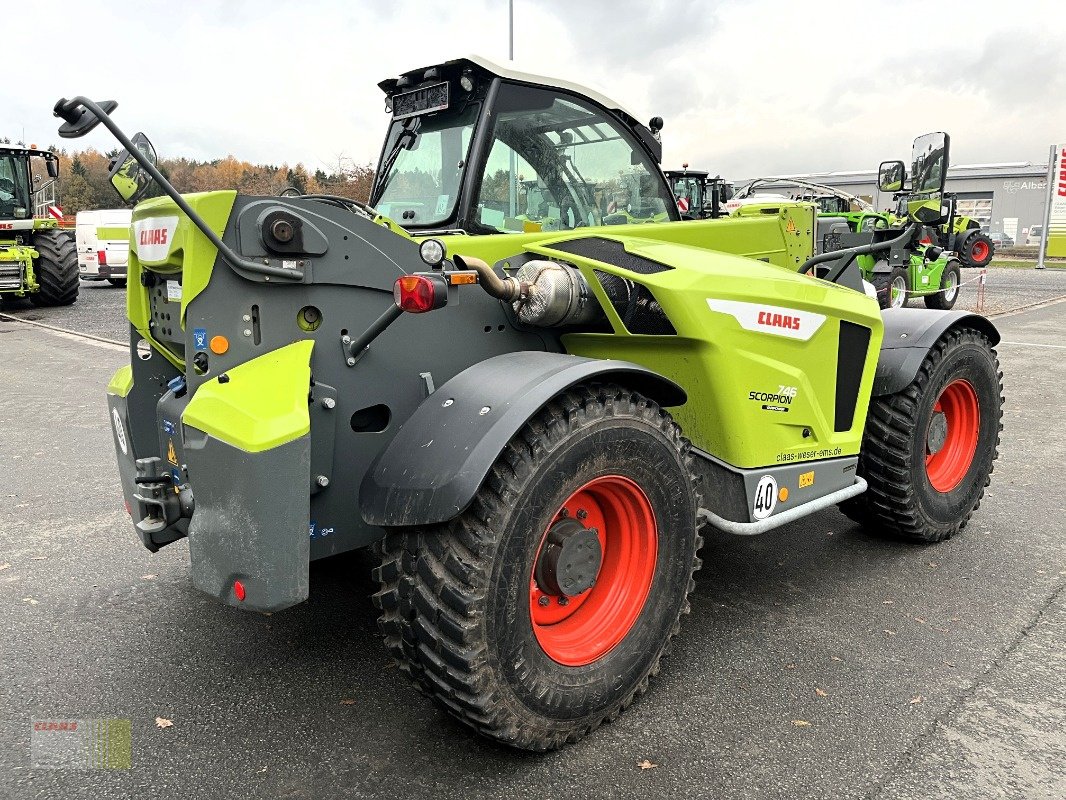 Teleskoplader des Typs CLAAS SCORPION 746 VARIPOWER Gen. 2, MAXI CARE Flex 02/2029, Klima, 40 km/h, nur 474 h !, Gebrauchtmaschine in Neerstedt (Bild 11)