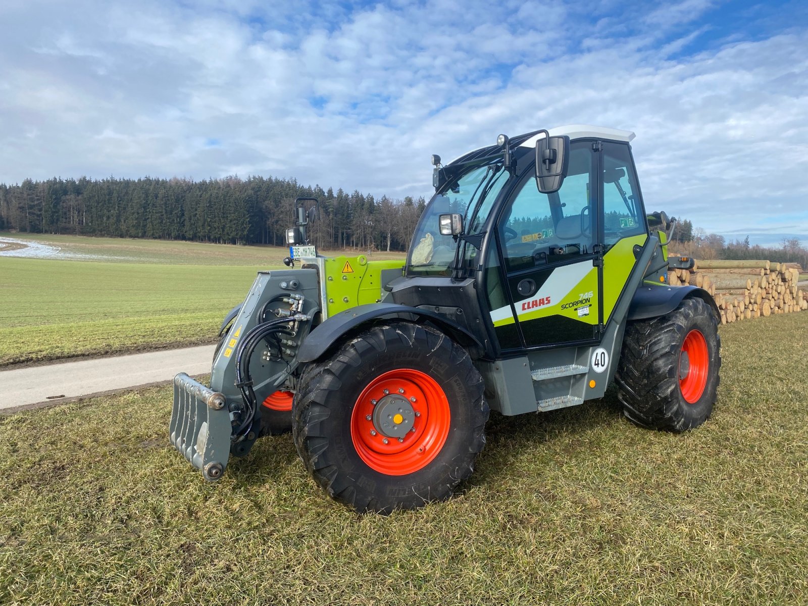 Teleskoplader des Typs CLAAS Scorpion 746 Varipower, Gebrauchtmaschine in Taglaching (Bild 3)