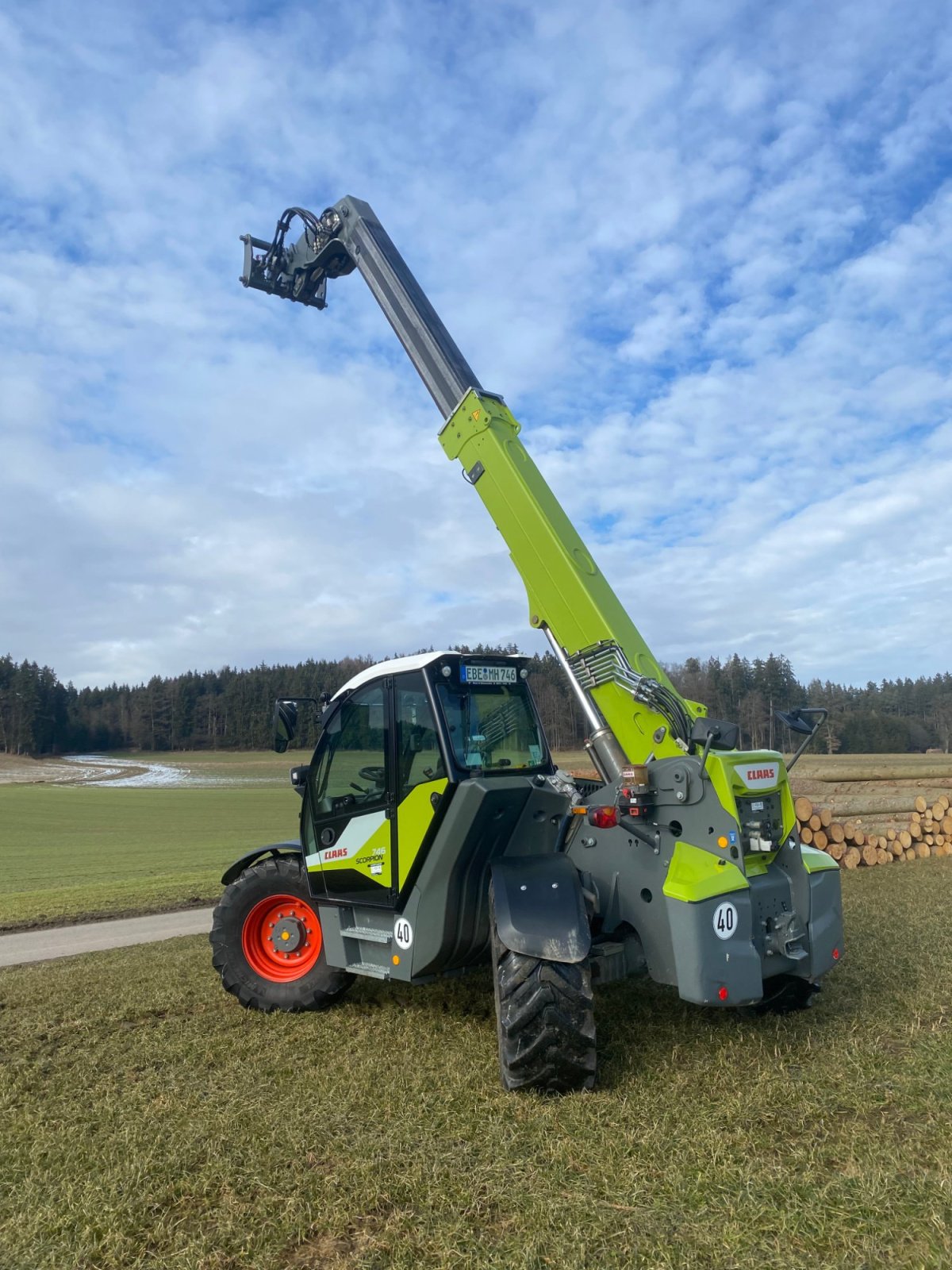 Teleskoplader от тип CLAAS Scorpion 746 Varipower, Gebrauchtmaschine в Taglaching (Снимка 9)
