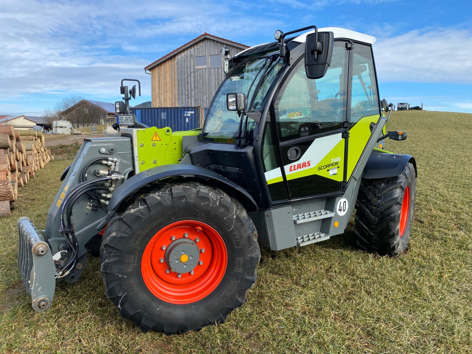 Teleskoplader от тип CLAAS Scorpion 746 Varipower, Gebrauchtmaschine в Taglaching (Снимка 12)