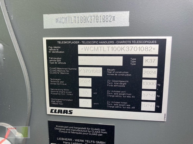 Teleskoplader του τύπου CLAAS SCORPION 756 Generation 2, Gebrauchtmaschine σε Alveslohe (Φωτογραφία 11)