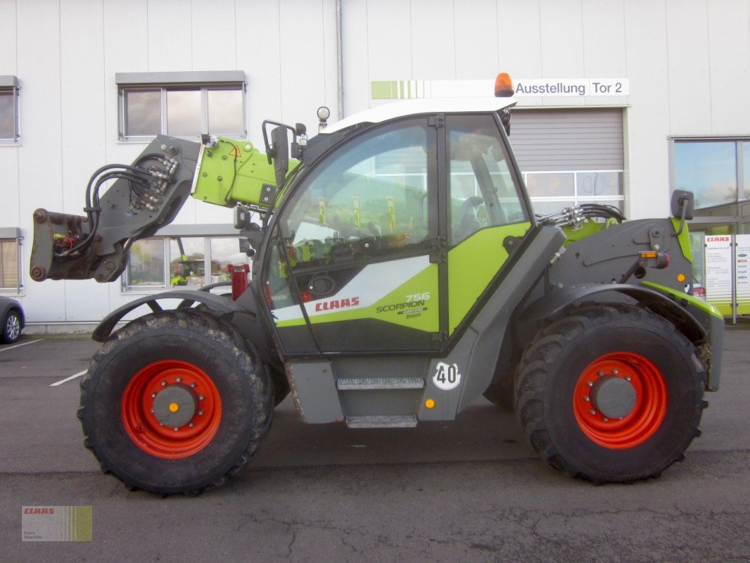 Teleskoplader typu CLAAS SCORPION 756 VARIPOWER PLUS, Klima, 40 km/h, Gebrauchtmaschine v Ankum (Obrázek 4)