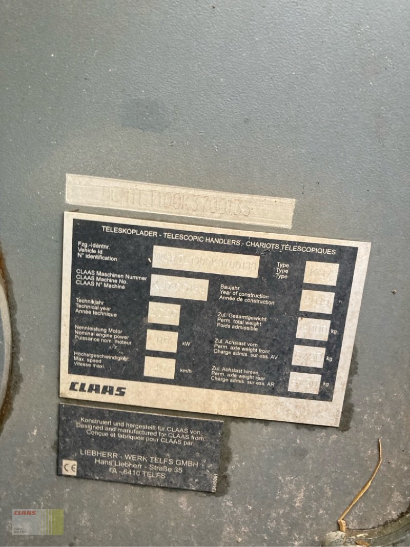 Teleskoplader tip CLAAS SCORPION 756 VARIPOWER PLUS, Klima, Druckluft, 40 km/h, Gebrauchtmaschine in Westerstede (Poză 5)