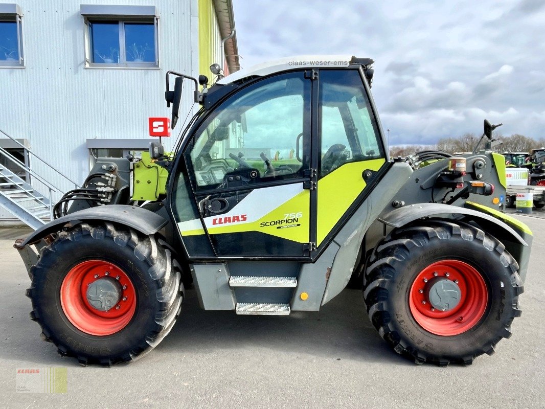 Teleskoplader typu CLAAS SCORPION 756 VARIPOWER PLUS, Klima, Druckluft, 40 km/h, Gebrauchtmaschine v Westerstede (Obrázek 5)