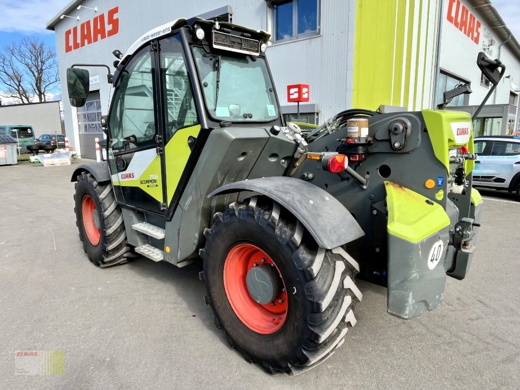 Teleskoplader tip CLAAS SCORPION 756 VARIPOWER PLUS, Klima, Druckluft, 40 km/h, Gebrauchtmaschine in Westerstede (Poză 18)