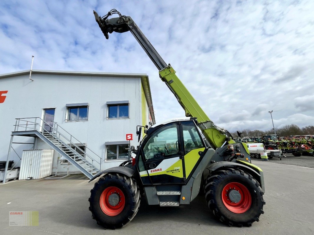 Teleskoplader tip CLAAS SCORPION 756 VARIPOWER PLUS, Klima, Druckluft, 40 km/h, Gebrauchtmaschine in Westerstede (Poză 20)