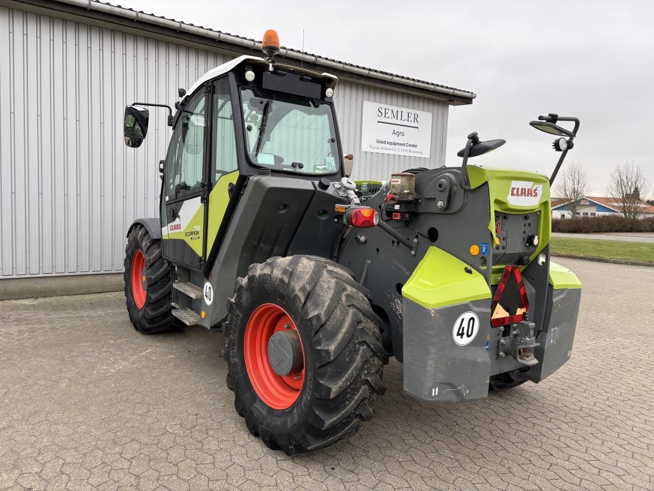 Teleskoplader a típus CLAAS SCORPION 756, Gebrauchtmaschine ekkor: Bramming (Kép 12)