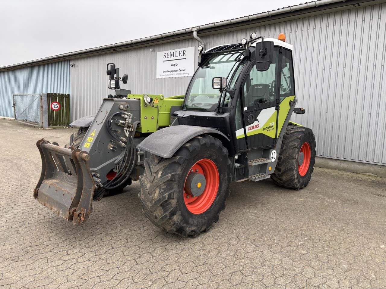Teleskoplader a típus CLAAS SCORPION 756, Gebrauchtmaschine ekkor: Bramming (Kép 14)