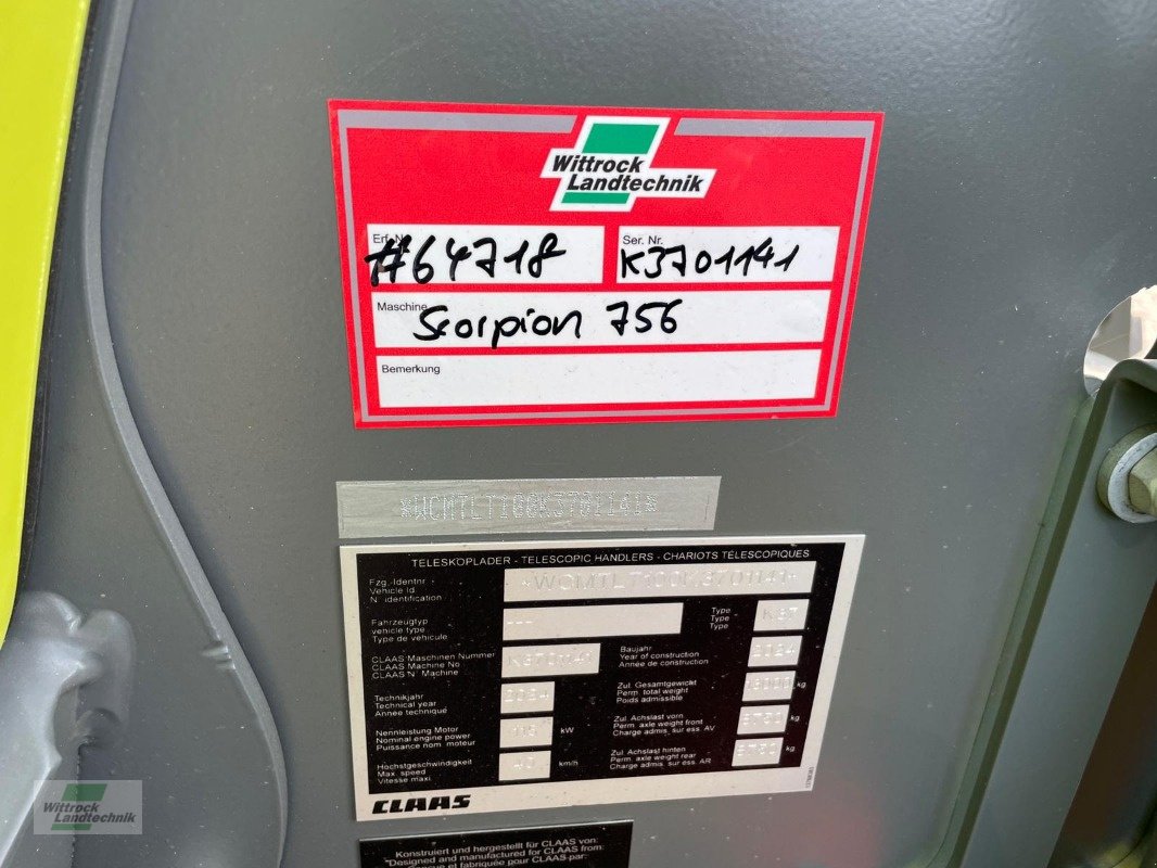 Teleskoplader of the type CLAAS Scorpion 756, Neumaschine in Georgsheil (Picture 5)