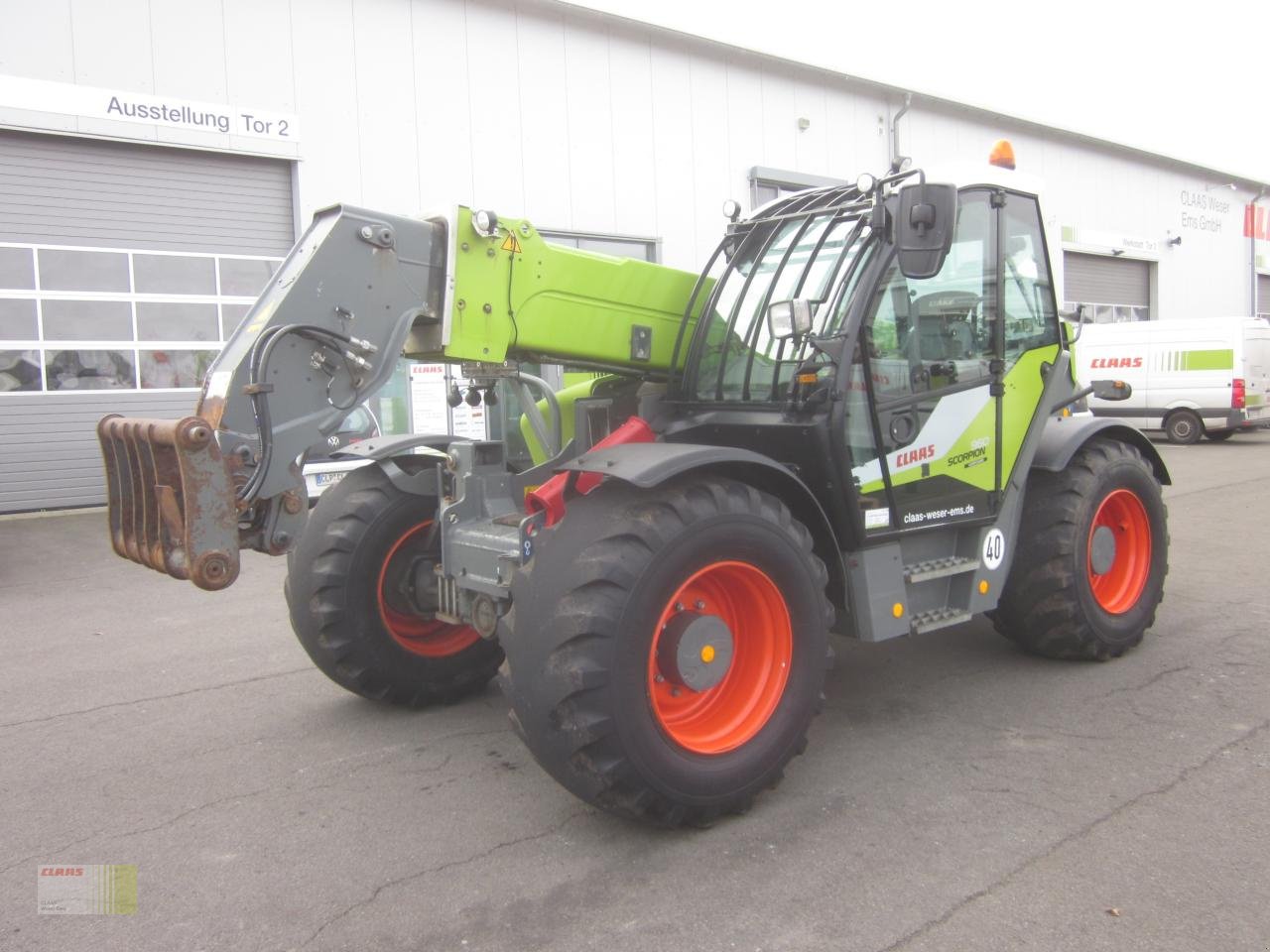 Teleskoplader des Typs CLAAS SCORPION 960 VARIPOWER PLUS, Klima, Druckluft, 40 km/h, 600er Räder NEU !, Zentralschmierung, Gebrauchtmaschine in Molbergen (Bild 19)