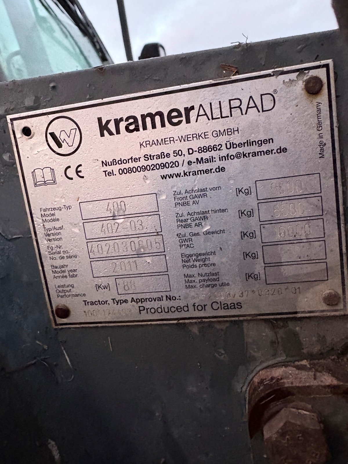 Teleskoplader a típus CLAAS Teleskoplader, Gebrauchtmaschine ekkor: Leutershausen (Kép 10)
