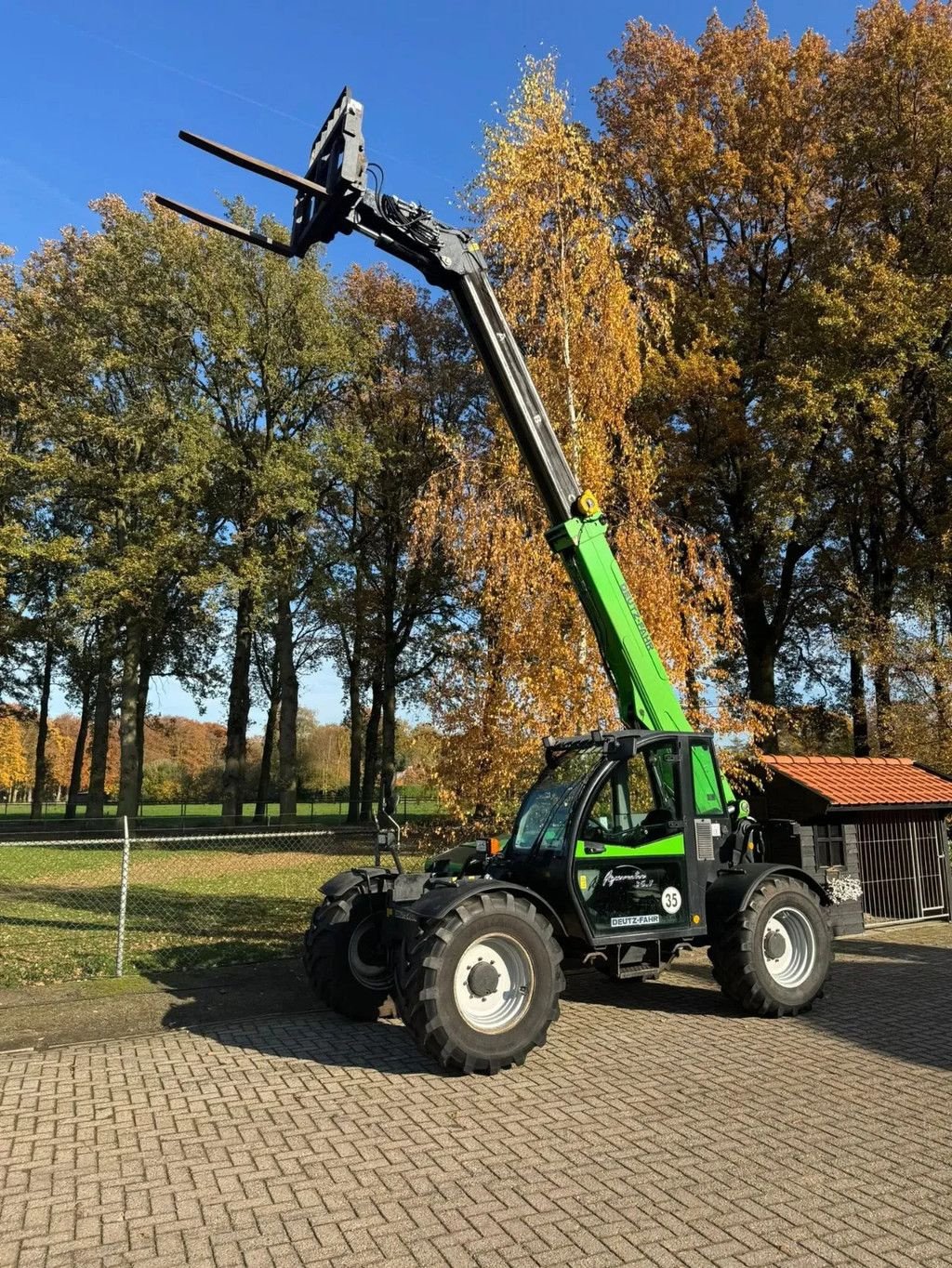 Teleskoplader des Typs Deutz-Fahr 35.7 verreiker agrovector, Gebrauchtmaschine in Harskamp (Bild 5)