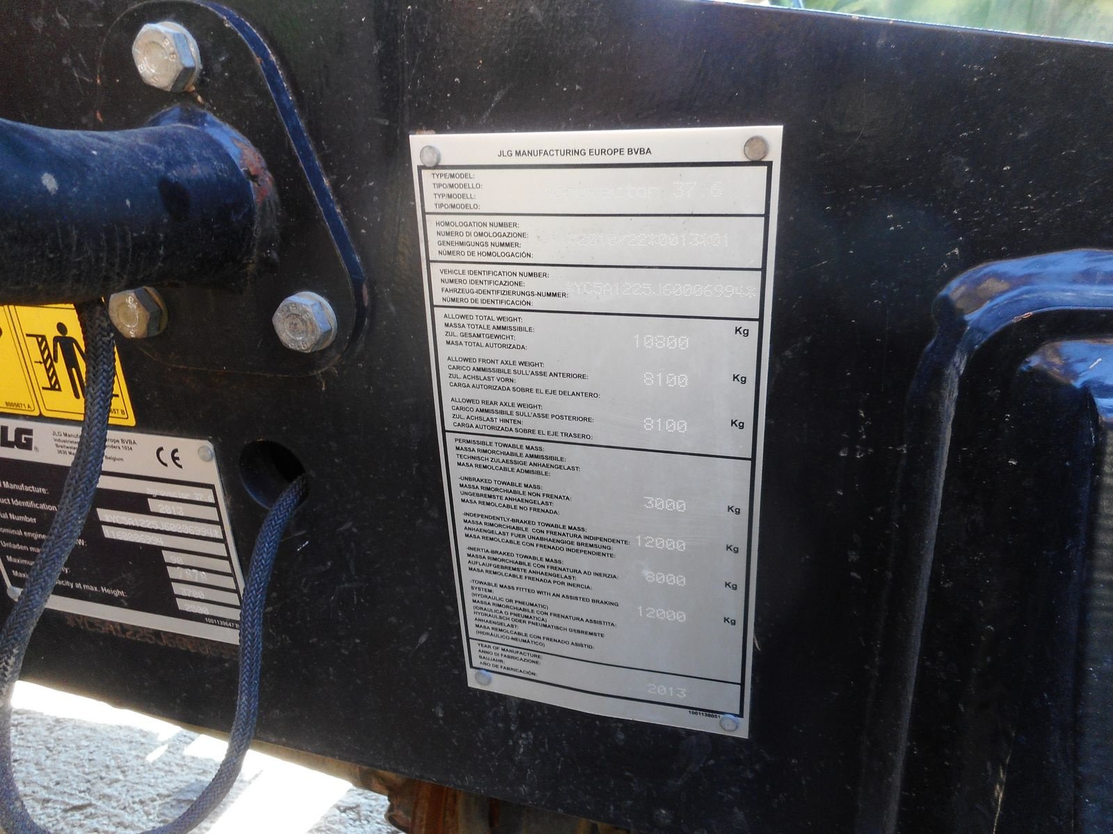 Teleskoplader tip Deutz-Fahr Agrovector 37.6 ( 3,7 Tonnen - 6 Meter ) 40 Km/h, Gebrauchtmaschine in St. Nikolai ob Draßling (Poză 8)