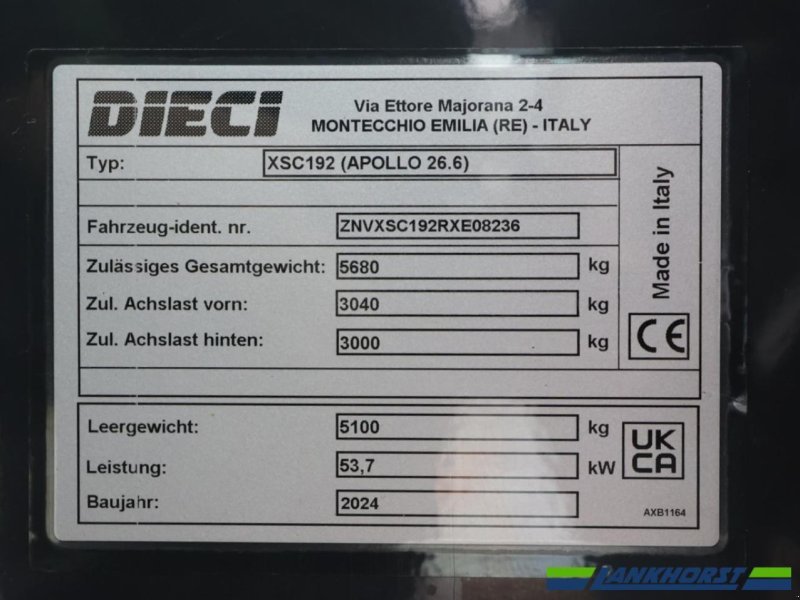 Teleskoplader typu DIECI 26.6 Apollo, Neumaschine v Neuenhaus (Obrázek 11)