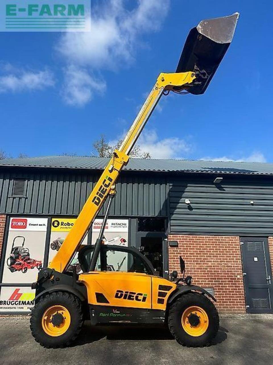 Teleskoplader des Typs DIECI 28.7 agri farmer, Gebrauchtmaschine in ag BROEKLAND (Bild 4)