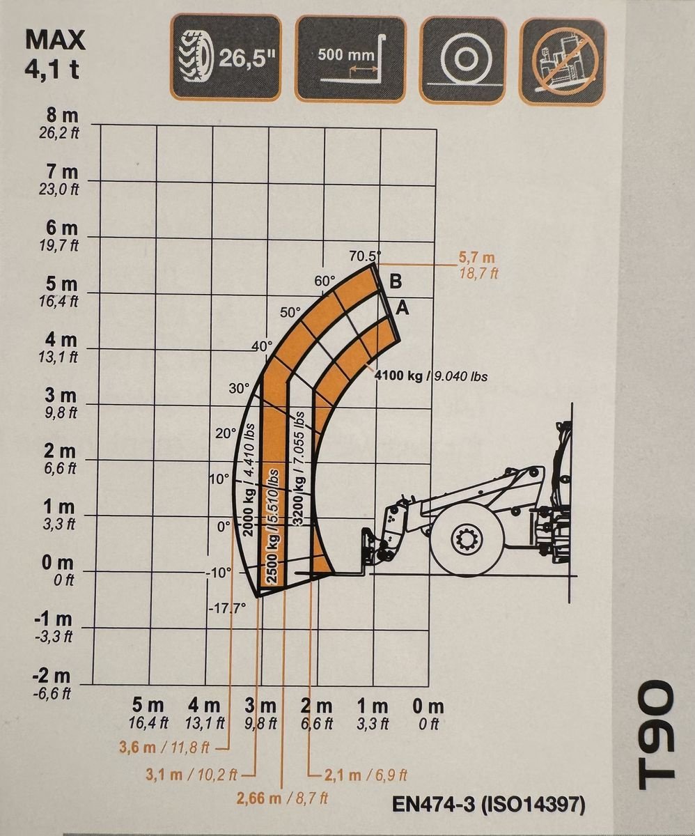 Teleskoplader typu DIECI AGRI PIVOT T90, Gebrauchtmaschine w Pischelsdorf am Engelbach (Zdjęcie 23)