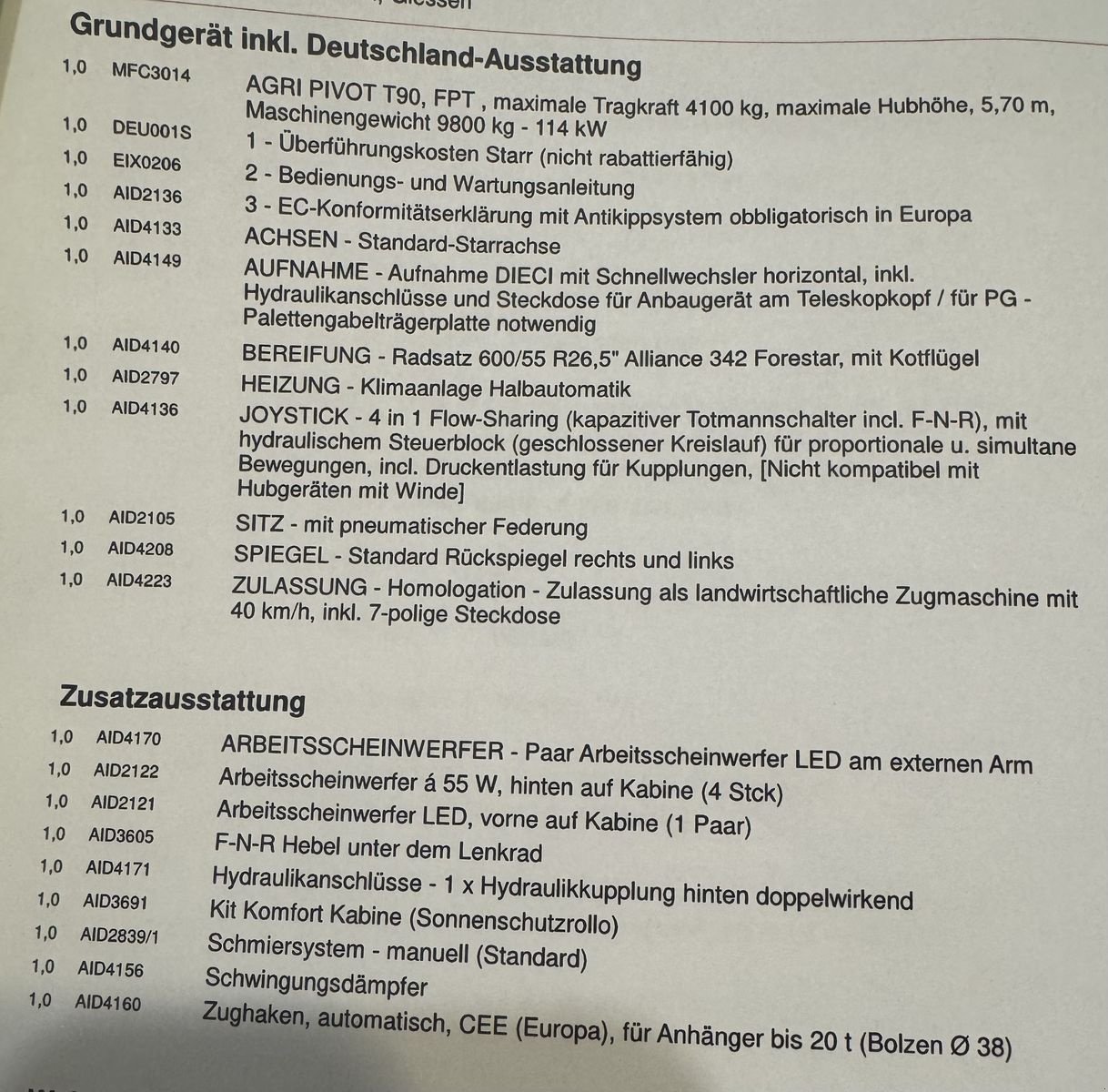 Teleskoplader typu DIECI AGRI PIVOT T90, Gebrauchtmaschine w Pischelsdorf am Engelbach (Zdjęcie 2)