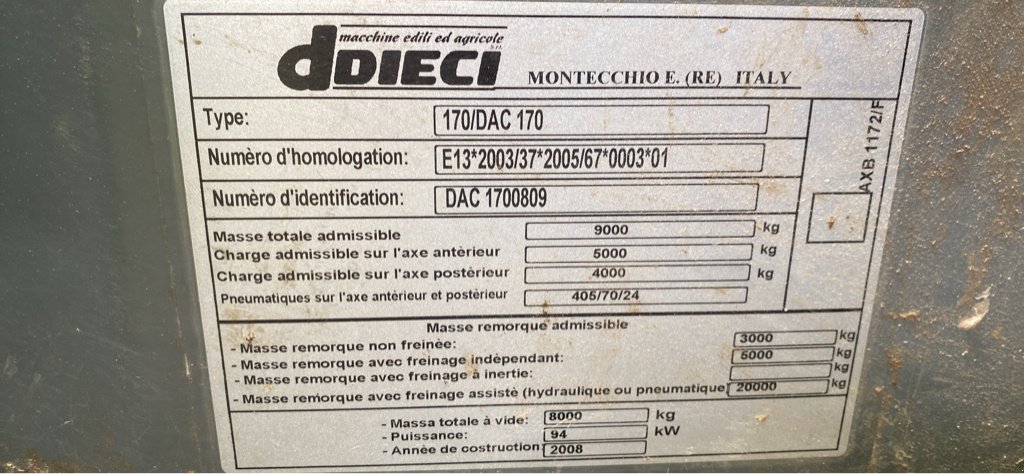 Teleskoplader des Typs DIECI AGRI STAR 37.7, Gebrauchtmaschine in VIEILLESPESSE (Bild 11)