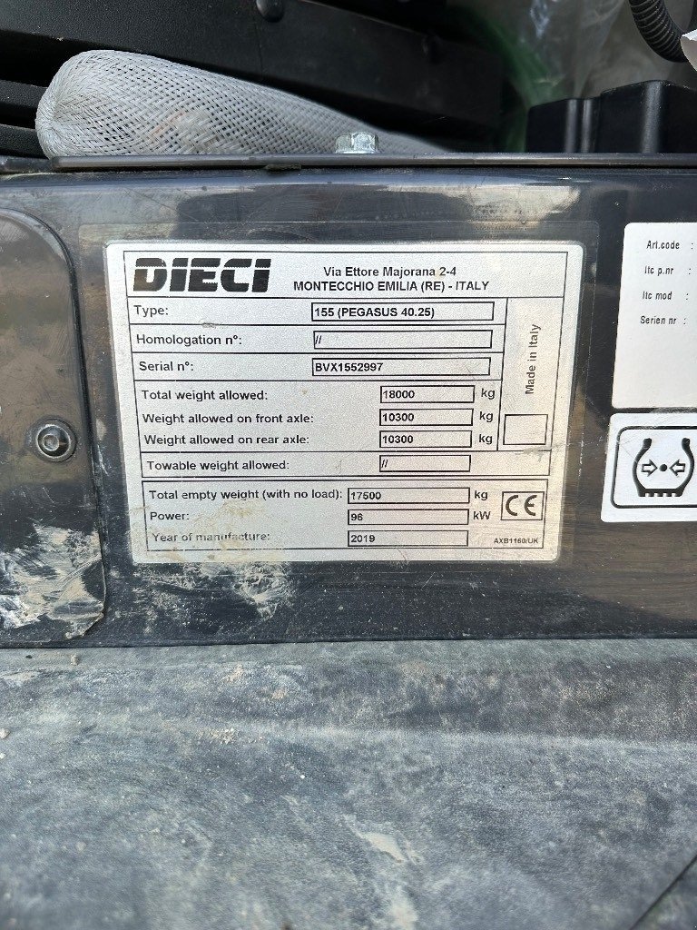 Teleskoplader typu DIECI Pegasus 40.25, Gebrauchtmaschine v Vrå, Frejlev, Hornslet & Ringsted (Obrázek 6)