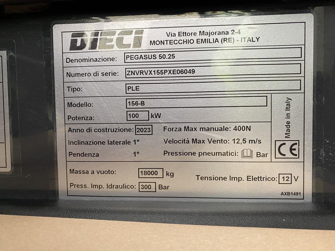 Teleskoplader of the type DIECI Pegasus 50.25, Gebrauchtmaschine in Skive (Picture 11)