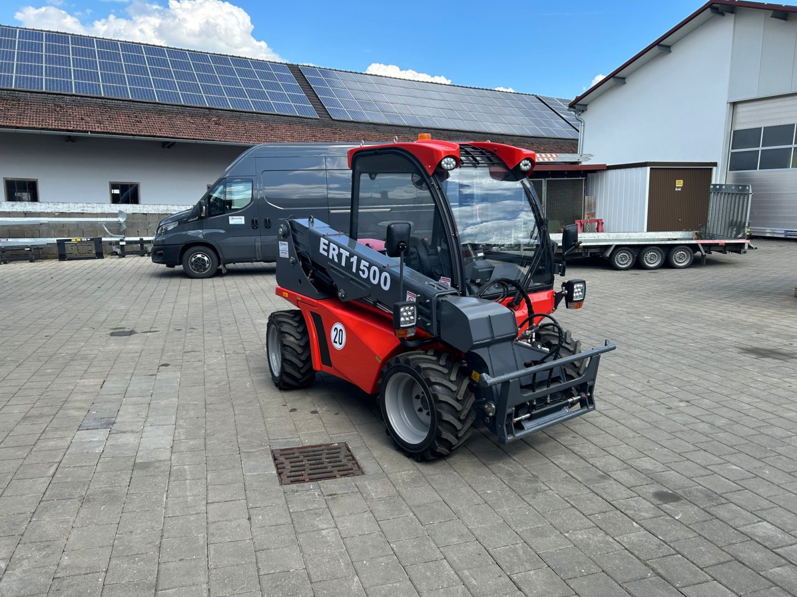 Teleskoplader typu Everun ERT1500, Neumaschine v Rennertshofen (Obrázek 7)