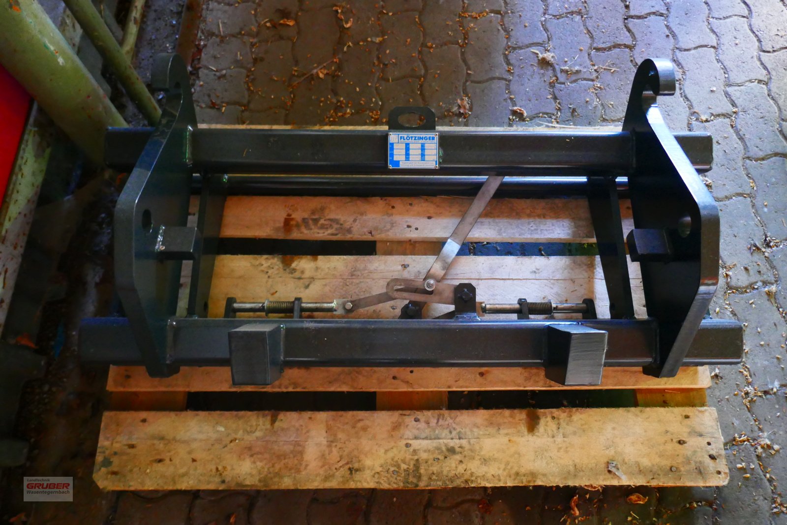 Teleskoplader typu Flötzinger ADR-E Adapter Kramer auf EURO-Aufnahme, Neumaschine v Dorfen (Obrázek 1)