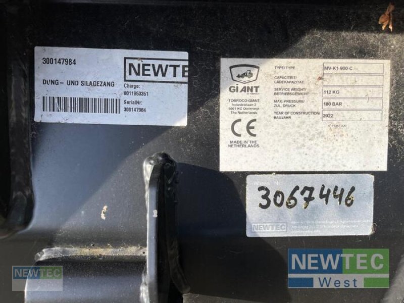 Teleskoplader типа GiANT DUNG- UND SILAGEZANGE 90 CM, Gebrauchtmaschine в Schwanewede-Brundorf (Фотография 5)