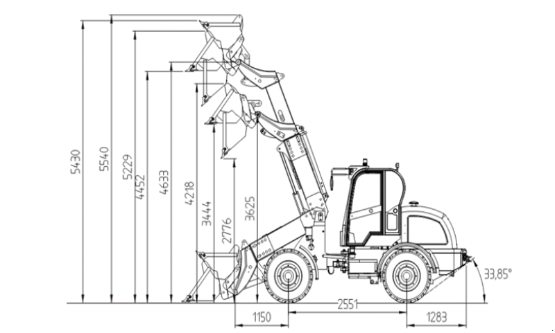 Teleskoplader tip H&R 5025T Teleskoplader, Neumaschine in Falkenberg (Poză 16)