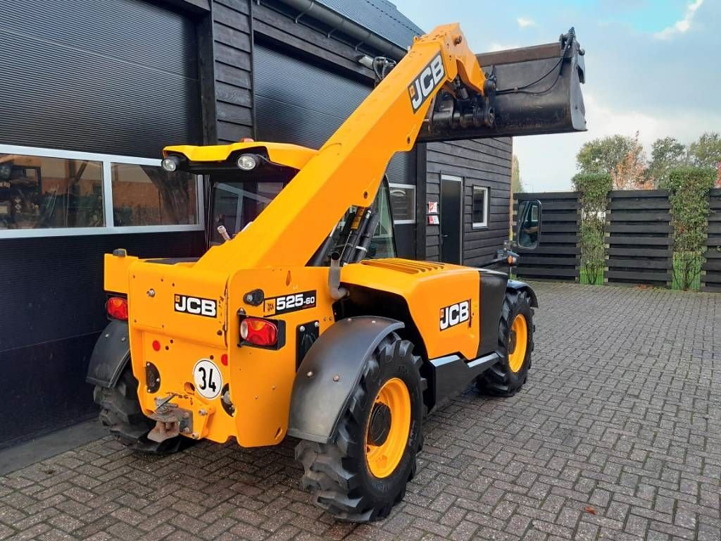 Teleskoplader a típus JCB 525-60 AGRI PLUS - Airco- Pelikaanbak, Gebrauchtmaschine ekkor: Ederveen (Kép 10)