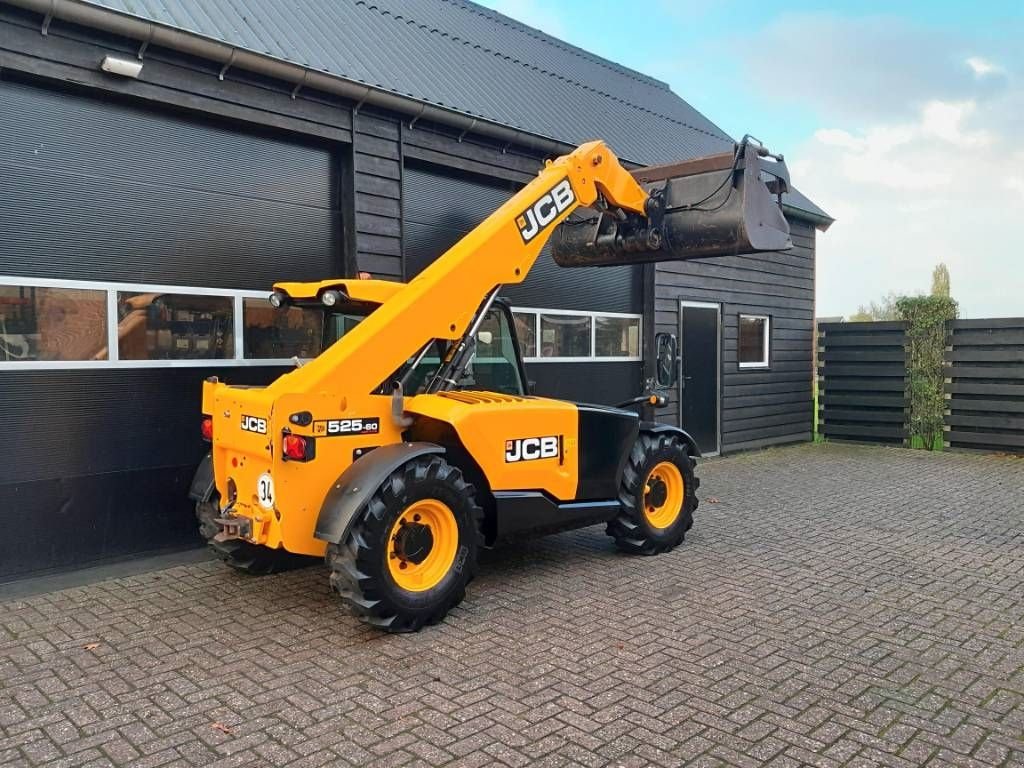 Teleskoplader a típus JCB 525-60 AGRI PLUS - Airco- Pelikaanbak, Gebrauchtmaschine ekkor: Ederveen (Kép 9)
