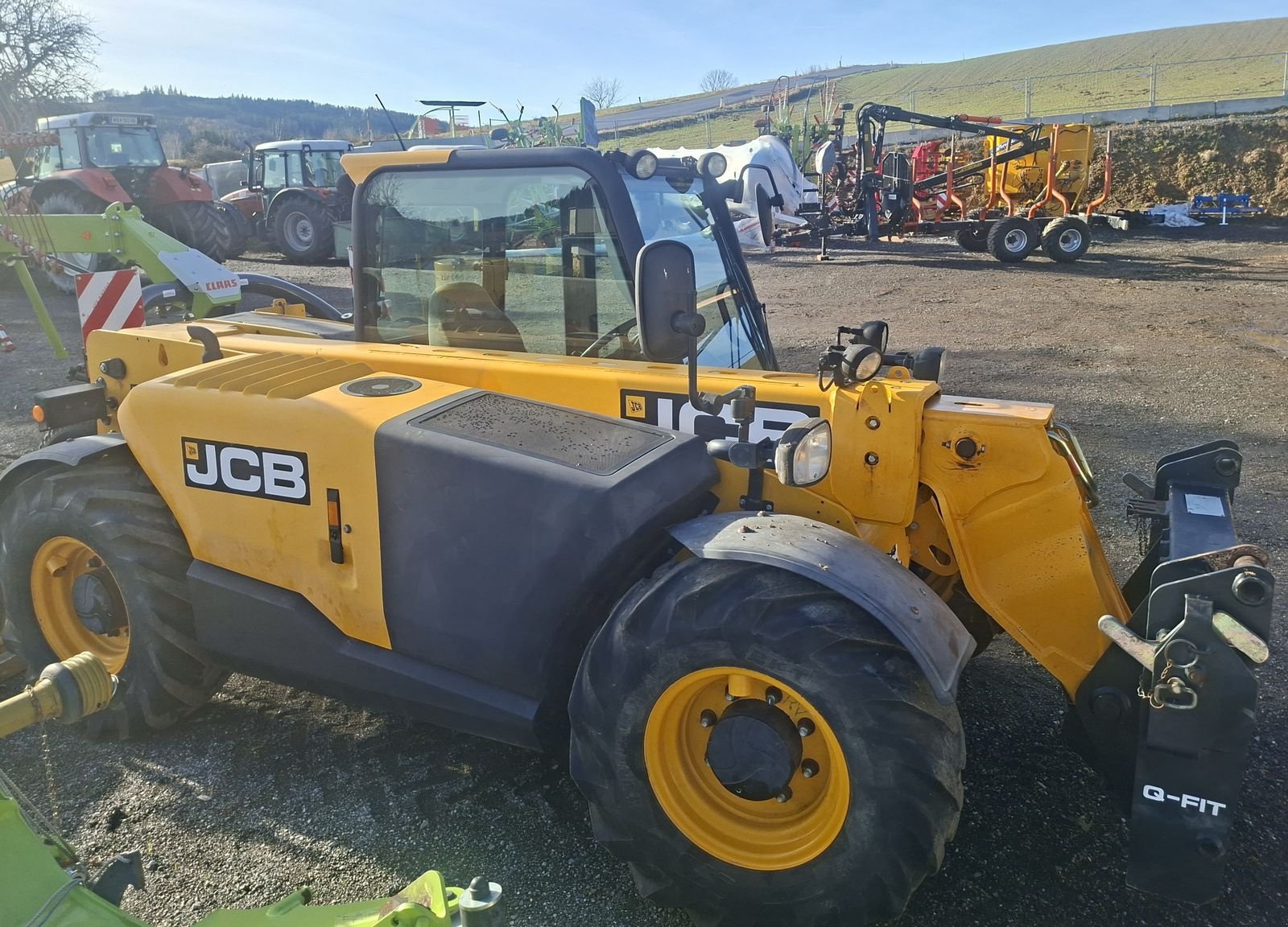 Teleskoplader van het type JCB 525-60 AGRI PLUS, Gebrauchtmaschine in Hollenthon (Foto 3)