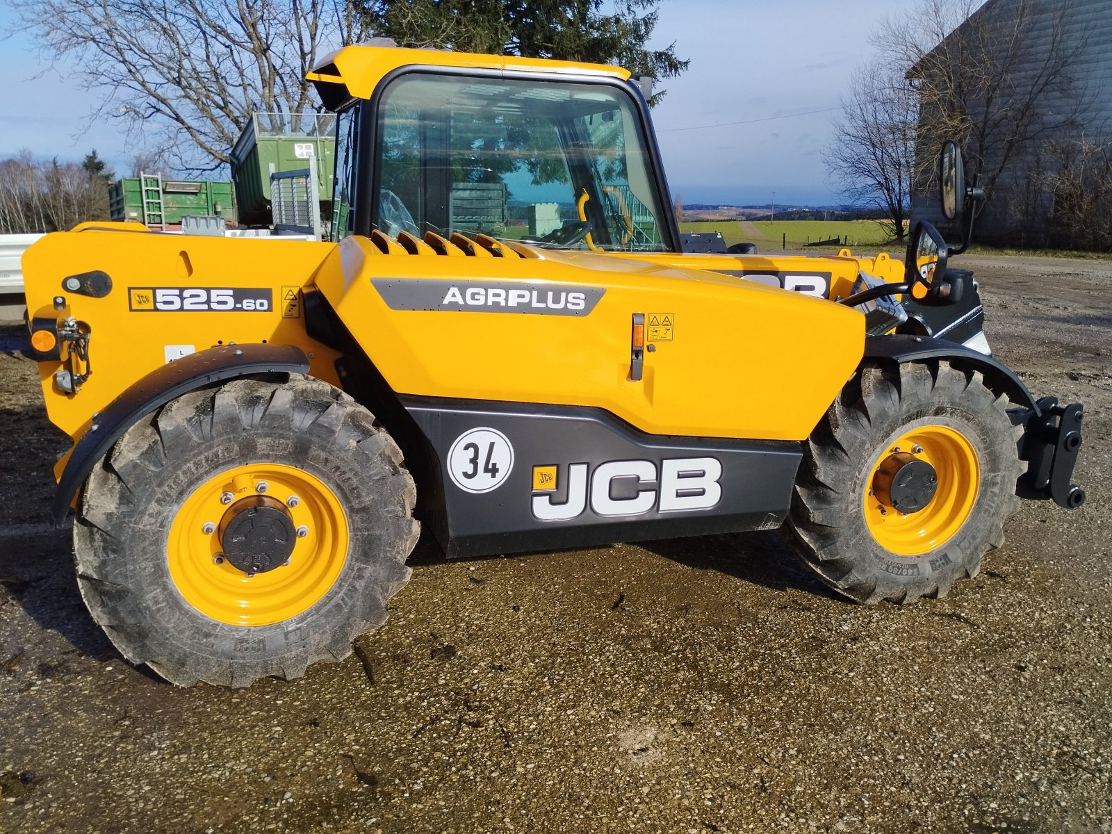 Teleskoplader des Typs JCB 525-60 Agri Plus, Neumaschine in Niedertaufkirchen (Bild 2)