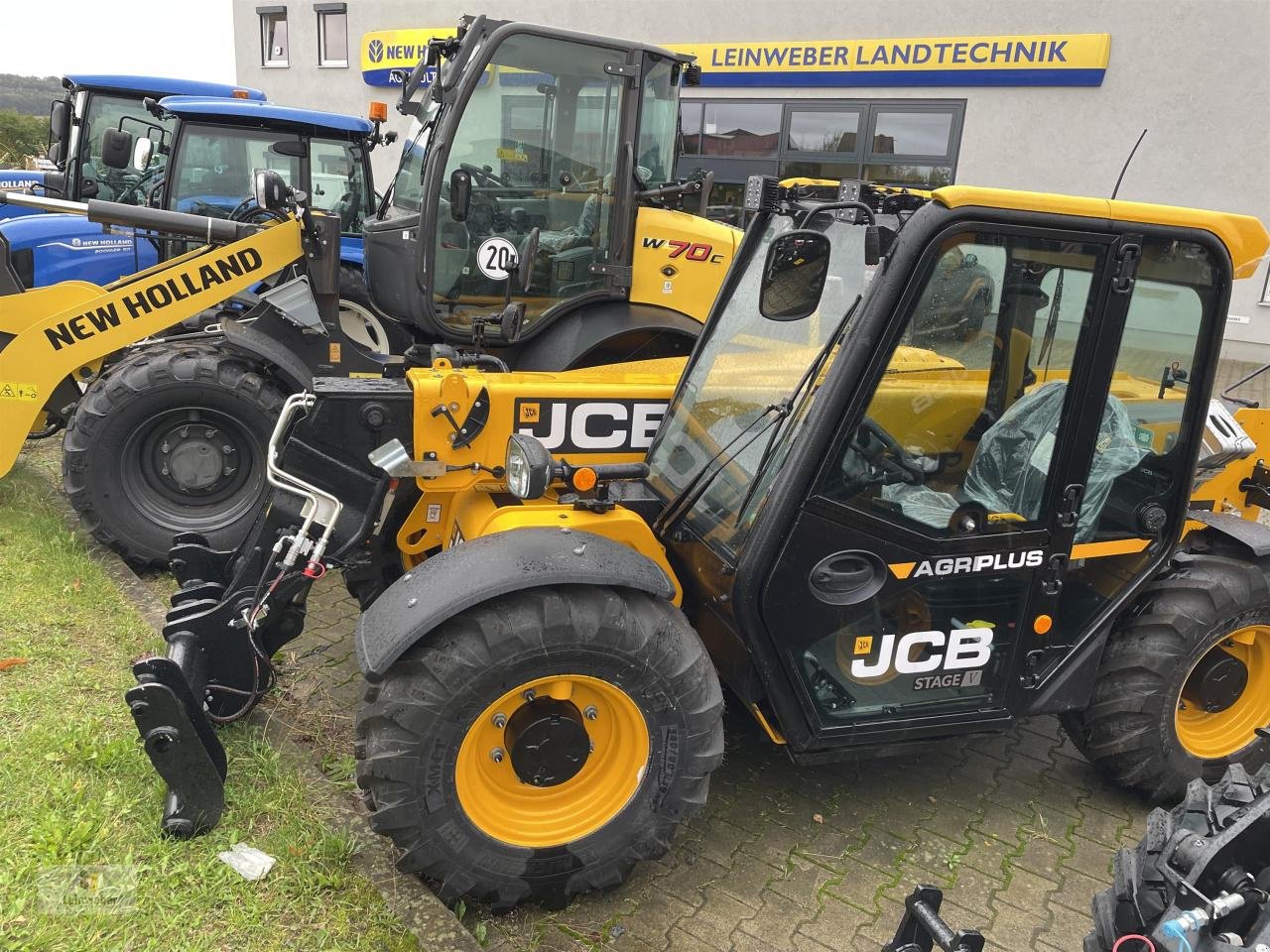 Teleskoplader tipa JCB 525-60 Agri Plus, Neumaschine u Neuhof - Dorfborn (Slika 1)