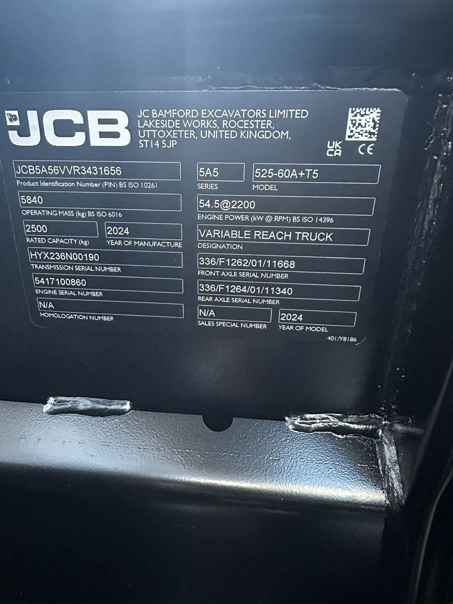 Teleskoplader typu JCB 525-60 AgriPlus, Gebrauchtmaschine v Hürm (Obrázek 13)