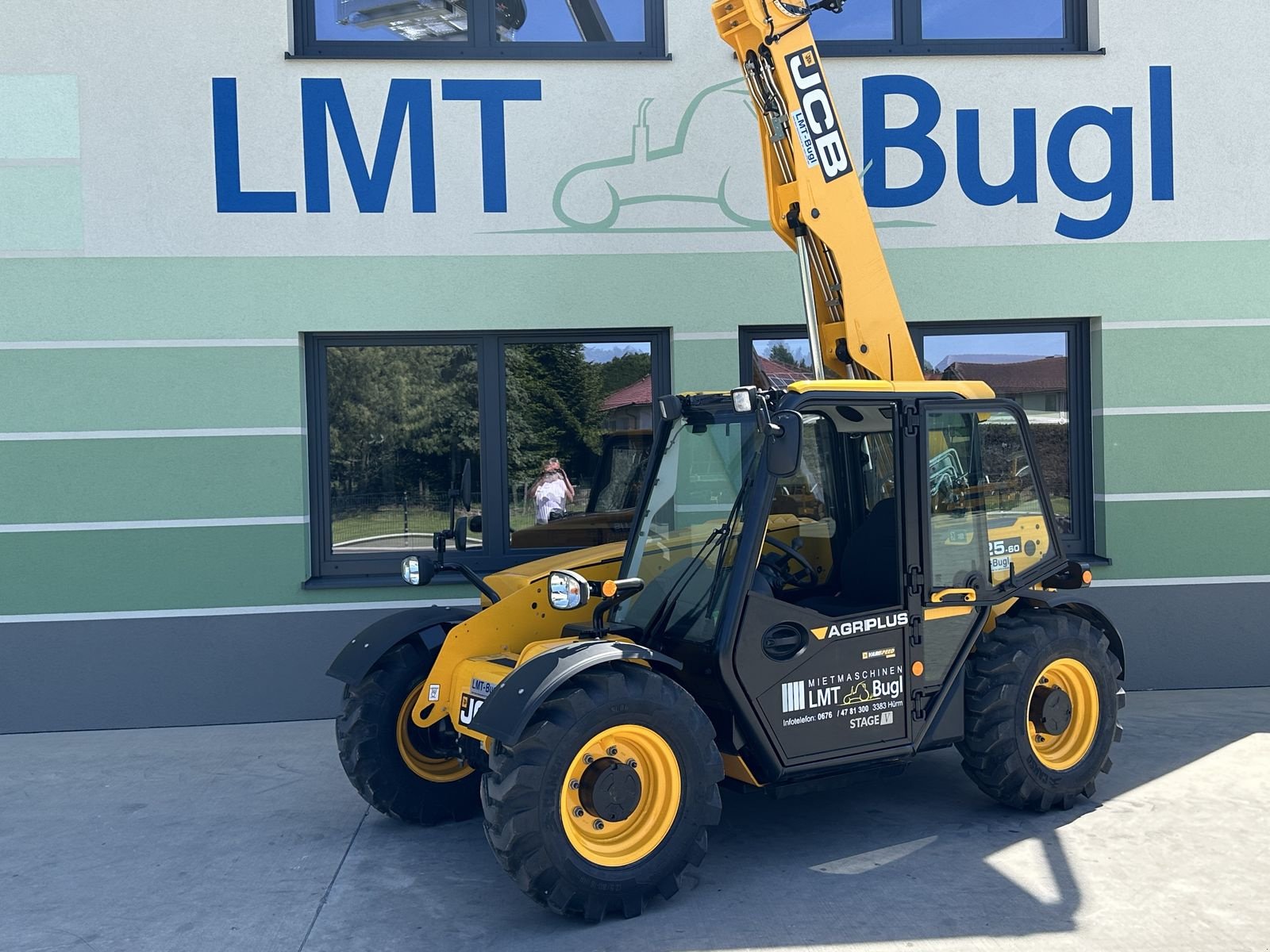 Teleskoplader des Typs JCB 525-60 AgriPlus, Mietmaschine in Hürm (Bild 1)