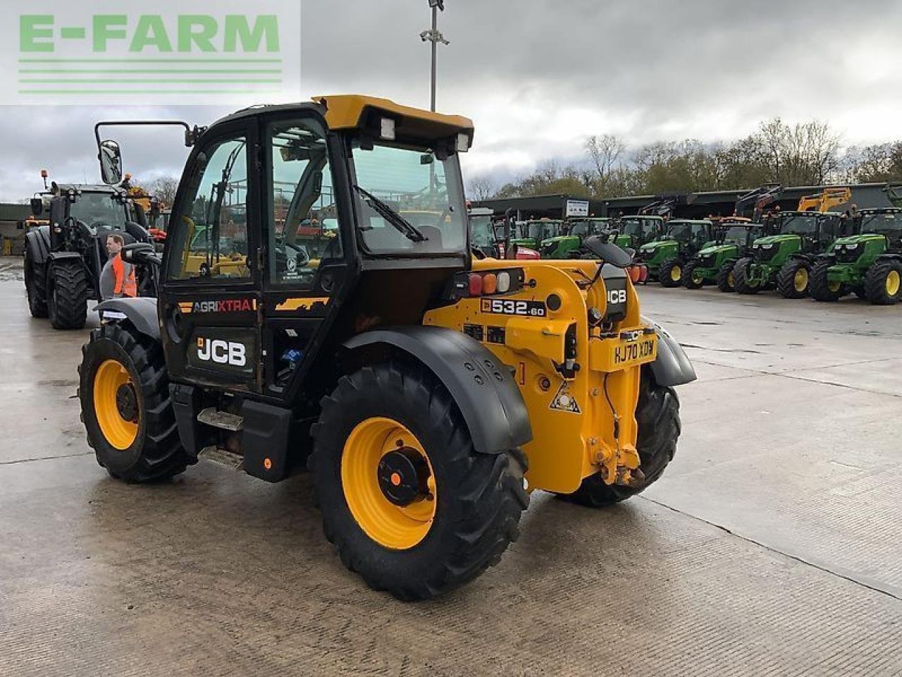 Teleskoplader typu JCB 532-60 agri telehandler (st24494), Gebrauchtmaschine v SHAFTESBURY (Obrázek 5)