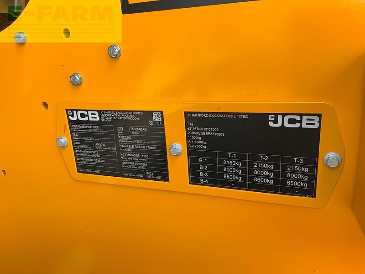 Teleskoplader del tipo JCB 532-60 agri telehandler (st26357), Gebrauchtmaschine In SHAFTESBURY (Immagine 20)