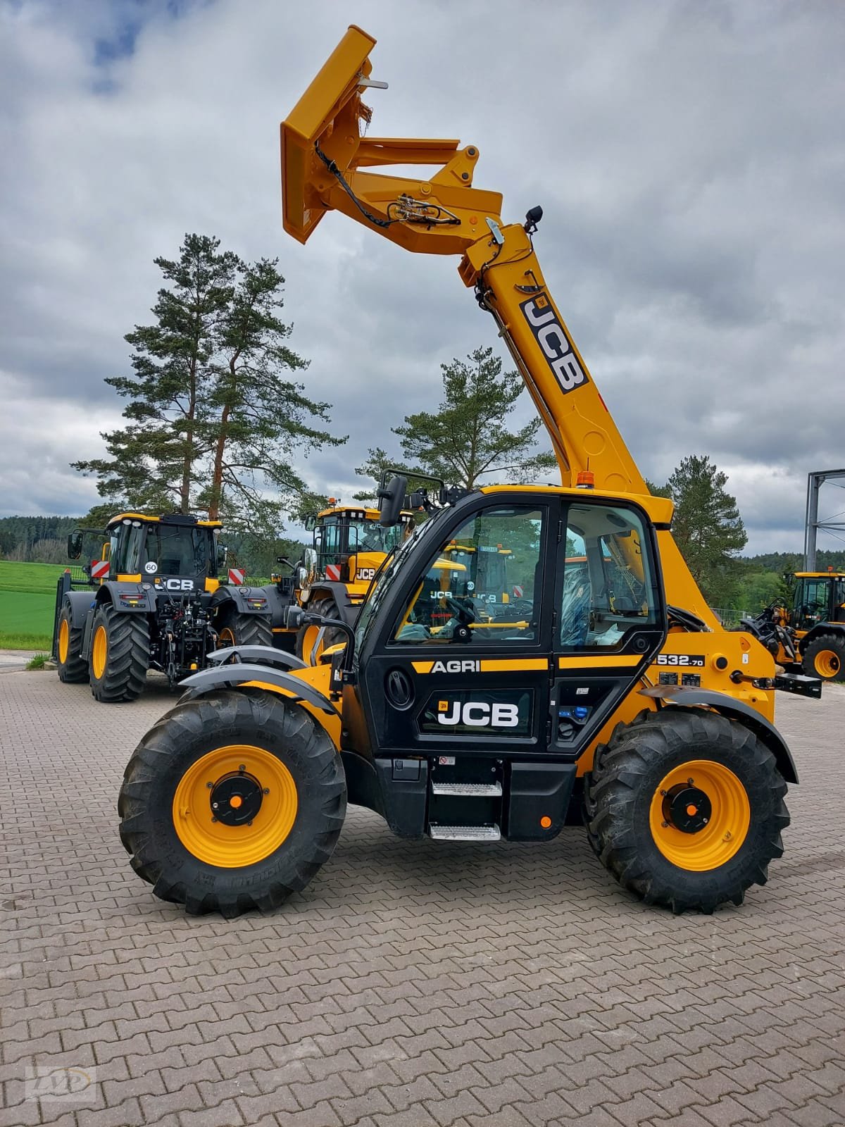 Teleskoplader of the type JCB 532-70 Agri Demomaschine, Gebrauchtmaschine in Pegnitz (Picture 1)