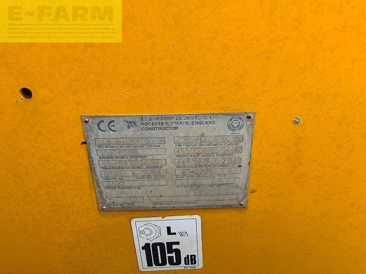 Teleskoplader typu JCB 533-105 telehandler (st23611), Gebrauchtmaschine v SHAFTESBURY (Obrázek 16)